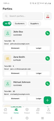 InvoiceGen GST invoice creation screen